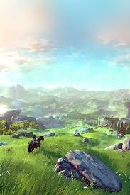 Legend Of Zelda Green Field Iphone 4s Wallpaper Legend Of Zelda Breath Legend Of Zelda Fantasy Landscape