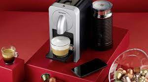 This model convinces with its premium design, the high 19 bar pump pressure, as usual with nespresso, and the integrated milk frother including a small stainless steel. Nespresso S Prodigio Lets You Make Espresso Via Bluetooth Digital Trends