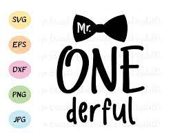 Download One Derful Svg Cut File Wonderful Boy First Birthday Cutting 1st Birthday Party Quote Eps Dxf Silhouette Cricut Vinyl Baby Onesie Shirt Mr Clip Art Art Collectibles