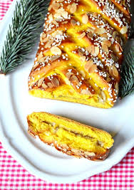 Swedish Saffron Braided Bread With Vanilla Cream Del S Cooking Twist Recipe Braided Bread Saffron Recipes Swedish Recipes