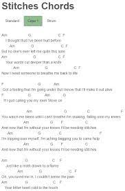 Stitches Chords Handwritten Shawn Mendes Ukulele Songs Ukulele Chords Songs Ukulele Chords