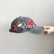 Hand Embroidered Hat Flower Embroidery Continues To Be In Trend Be Unique With Us Embroidery Patterns Vintage Hand Embroidered Hat Custom Embroidered Hats