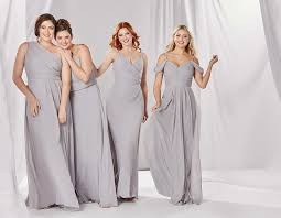 Pin By Tash Crawford On Wedding Silver Grey Bridesmaid Dresses Grey Bridesmaid Dresses Silver Bridesmaid Dresses