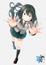 Draw a sketch for a woman's head to provide framework for the hair. My Hero Academia Anime Manga Drawing Boku No Hero Black Hair Fictional Character Png Pngegg