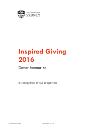 Inspired Giving 2016