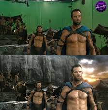 But persuasive cgi effects—not to mention those dumb purple shorts—were beyond the director's grasp. 300 After Before Vfx Movie Special Effects Visual Effects Movies