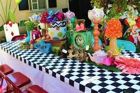 I am having an alice in wonderland themed party for my 22nd birthday in mid november and wanted to know how you had done all of your decorations. Alice In Wonderland Birthday Party Ideas Photo 9 Of 12 Alice In Wonderland Birthday Alice In Wonderland Party Alice In Wonderland Tea Party