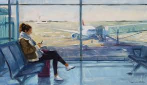 There is something about an airport that feels like an in-between ...