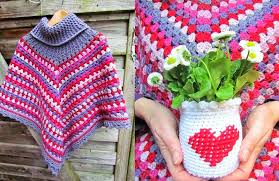Crochet poncho patterns for adults. Welcome To The Best Of Craft Schooling Sunday Granny Crochet Creative Jewish Mom
