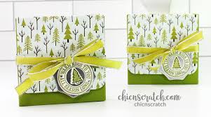 Card making projects with one sheet of card. Gift Card Box Chic N Scratch