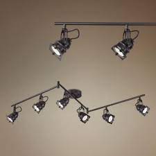 Hamilton 6 Light Bronze Swing Arm Led Track Light Kit 3t193 Lamps Plus Led Track Lighting Track Lighting Kits Track Lighting Fixtures