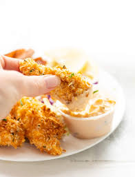 Almond Coconut Crusted Fish Sticks Haute Healthy Living