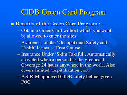 The most secure digital platform to get legally binding, electronically signed documents in just a few seconds. Ppt Cidb Green Card Program Powerpoint Presentation Free Download Id 374017