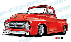 This 53 Ford Truck Vector Art Will Be Right At Home On Your Truck Show T Shirt Design Or Your Cruise Night Car S Classic Ford Trucks Custom Trucks Ford Trucks