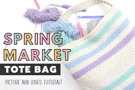 Knitted baby hats are an essential accessory, and most of them are quick and easy to make for knitters of any experience level. Spring Market Tote Bag Free Crochet Pattern With Video Tutorial Sigoni Macaroni