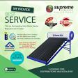 Supreme solar water heater Heavy plus glass line model