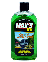 Aero cosmetics waterless rv aircraft boat wash wax mop kit with deluxe pole, no ladder needed, wash, wax, dry, anywhere, anytime, no restrictions. Max S Rv Ceramic Wash Wax