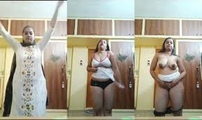 Homealone and bored housewife doing sexy stripping in video call