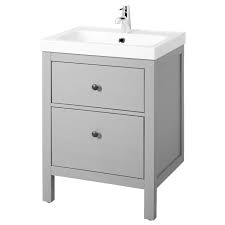 Modern 24 / 36 floating bathroom vanity wall mount single sink vanity with drawers marble pattern. Hemnes Odensvik Bathroom Vanity Gray Ca Ikea