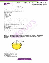 To find the volume of the prism we multiply the area of the base, called the base area b, by the height h. Rd Sharma Solutions For Class 10 Chapter 16 Surface Areas And Volumes Exercise 16 2 Pdf For Free