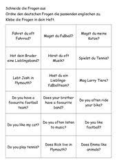 #do / #does arbeitsblätter und #uebungen mit lösungen zu do und does im #englischunterricht. Englisch Arbeitsmaterialien Questions 4teachers De