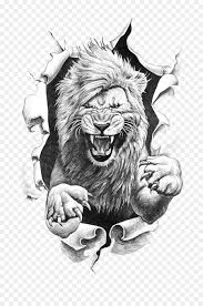 Lion Drawing Unlimited Download Cleanpng Com Ilustracao De Leao Tatuagem Aquarela Leao Esboco De Leao