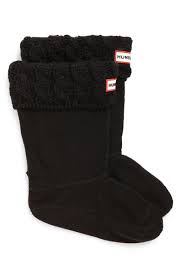14 + free cable pattern sock knitting patterns. Hunter Cable Knit Cuff Welly Boot Socks Walker Toddler Little Girls Big Girls Nordstrom