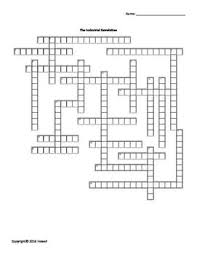 The Industrial Revolution Vocabulary Crossword For World History Industrial Revolution World History History
