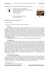 3 almut möller and dina pardijs, the future shape of europe. Pdf Russian Cinema A Very Short Story
