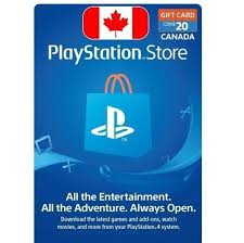 Playstation Network 20 Psn Ca Canada Store Only Digital Download Ps4 Gaming Video Ps4 Card Gift Card Ps4 Gift Card