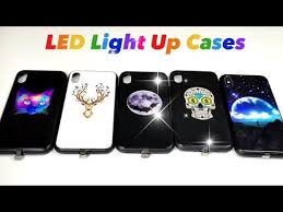 Iphone X Xs Max Led Light Up Cases Music Activated Flashing Cases Youtube