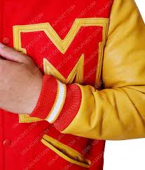 Michael Jackson Thriller 'M' Logo Varsity Jacket
