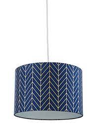 Whereas a drum pendant light made from metal with a satin nickel. Navy Blue Amp Gold Geo Easy Fit Light Shade Modern Ceiling Pendant Drum Lampshade Bedroom Light Shades Blue And Gold Bedroom Blue And Gold Living Room