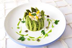 Dariole D Asperges Vertes En Mousse Wasabi Recettes De Cuisine Asperge Verte Cuisine