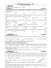 Din cele şapte unităţi de măsură fundamentale se pot deriva un număr nelimitat de unităţi derivate, care pot acoperi întreg domeniul fenomenelor fizice cunoscute. A MecanicÄ Subiectul I