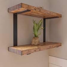 Double Shelf Brackets 15/20/25/30 Cm | HARTENBERG | Shelf ...