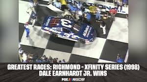 See where he achieved them. Nascar On Fox Greatest Races Dale Earnhardt Jr Wins At Richmond Nxs 1998 Facebook