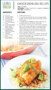 Chicken Enchilada Rollups Lean Protein Meals Lean And Green Meals Lean Meals