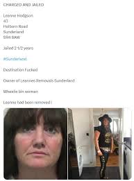 This is Leanne Houston. The former glamour model and an accomplice tortured  a man to rob him of his cash inheritance have each been jailed for five and  a half years. Leanne