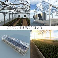 3d Solar Greenhouse Solar Greenhouse House 3d Model Greenhouse