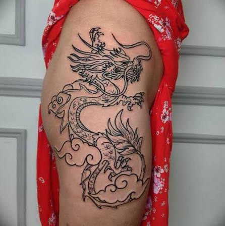 title 🤔 Sabias que significa tatuarse un dragón ? 👉 En el zodiaco chino  el dragón simboliza el poder y la riqueza. Asimismo esta mitológica  criatura está vinculada al principio yang, es