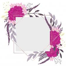 Download Flower Border Template Hot Pink Flowers For Free In 2020 Flower Border Hot Pink Flowers Vector Flowers