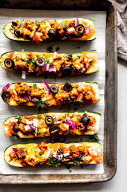 Zucchini is not one of my favorite fruits/vegetables. Taco Zucchini Boats Grilled Or Baked Video Platings Pairings