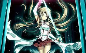 Aside from being the second in command of the knights of the blood oath, the strongest guild in aincrad, she is also the adoptive mother of yui and the love interest of kirito. Hd Wallpaper Anime Girls Sexy Anime Sword Art Online Yuuki Asuna Representation Wallpaper Flare