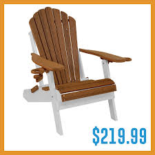Outer Banks Deluxe Oversized Custom Two Toned Poly Lumber Folding Adirondack Chair With Cup Holder From Eccb Outdoor Adirondack Chair Folding Adirondack Chairs Chair