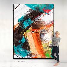 Check out best designs abstract art wall paintings at good price from wallmantra. Large Size Colorful Modern Abstract Canvas Painting Living Room Dining Room Bedroom Home Decoration Wall Art Buy At The Price Of 83 00 In Aliexpress Com Imall Com