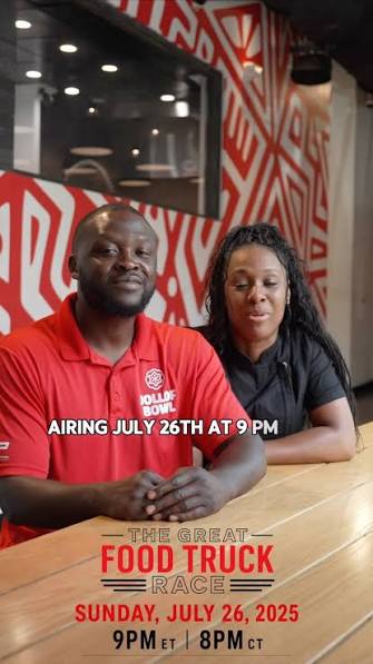 🚨 BIG NEWS (again, because we’re still excited 😄) 🚨, Jollof Bowl is  officially hitting the road on The Great Food Truck Race! 🍚🚚🔥, Catch us  on the SEASON PREMIERE on Sunday, July 26 and watch us ...