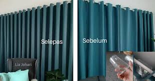Rod aluminium langsir lebih tahan drpd rod kayu langsir. Hanya Guna Gelas Plastik Untuk Buat Divider Langsir Baru Nampak Kemas Dan Tersusun Mudah Aje Diy Ni Keluarga