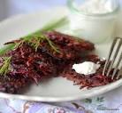 Beet Latkes with Horseradish Crème Fraîche • The View from Great ...
