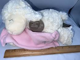 Demdaco Plush Lamb ~ Now I Lay Me Down To Sleep ~White Girl Works